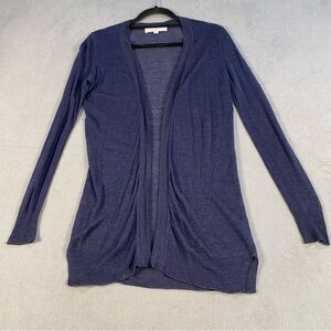 LOFT Women’s Navy Blue Long sleeves Open Front Cardigan, size XS
